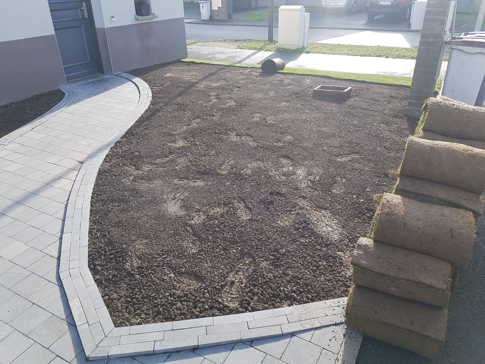 Gazon du Nord faire poser du gazon en rouleau